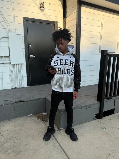 “Phantom” revenge is chaos zip-up